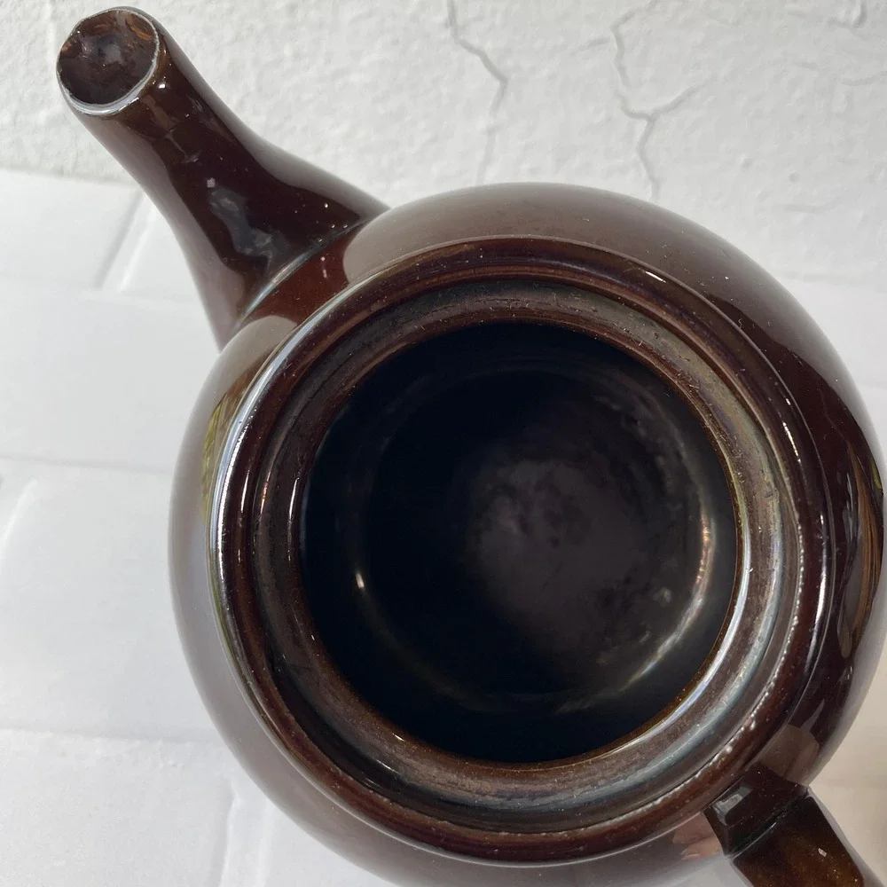 Vintage 1920s ALB Alcock Lindley & Bloore Brown Betty Teapot Made in England